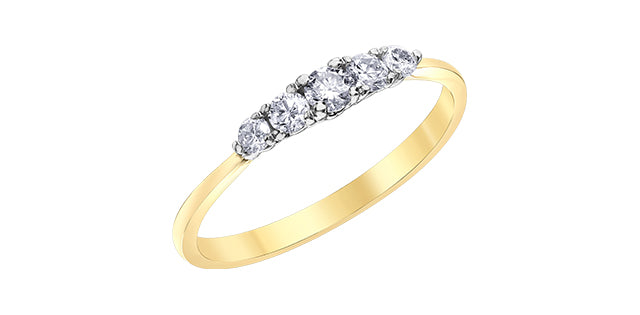 Friendly Diamonds 0.99 ct Diamond Ring 10K White Gold Round Cut SI