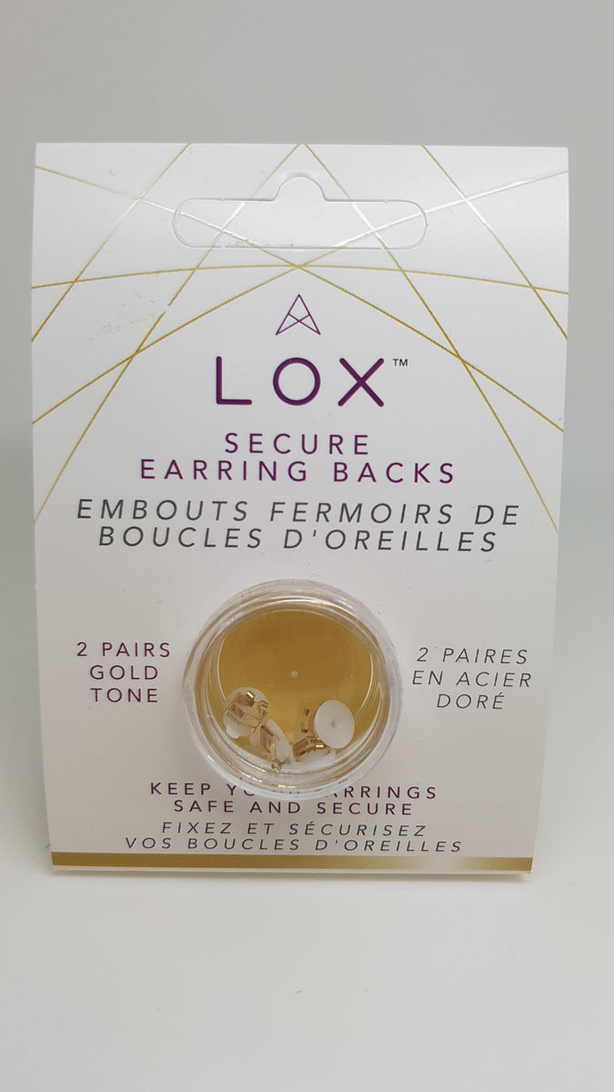 Lox locking and lifting earrings backs 