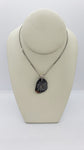 Fossilized Black Coral Healing Stone Necklace