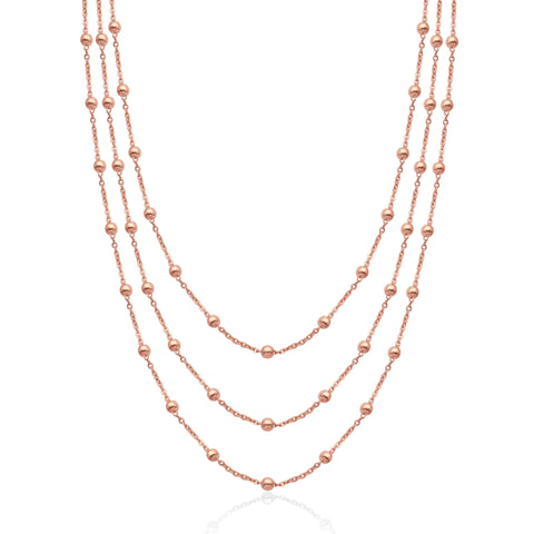 Steelx Layer Bead Necklace