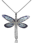 Enameled Dragonfly Necklace