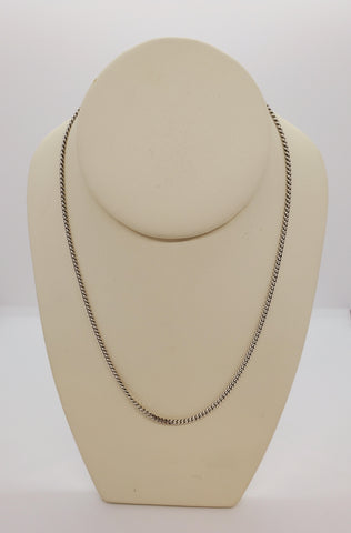 16" 18" or 20" Sterling Silver Curb Chain