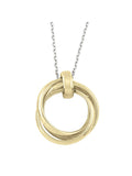 3 Ring Rolling Necklace