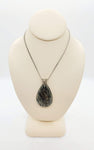 Feather Pyrite Healing Stone Necklace