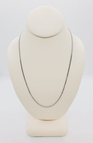 22" Curb Sterling Silver Chain